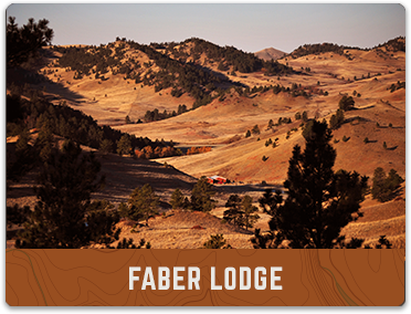 Faber Lodge at the bottom of the mountains